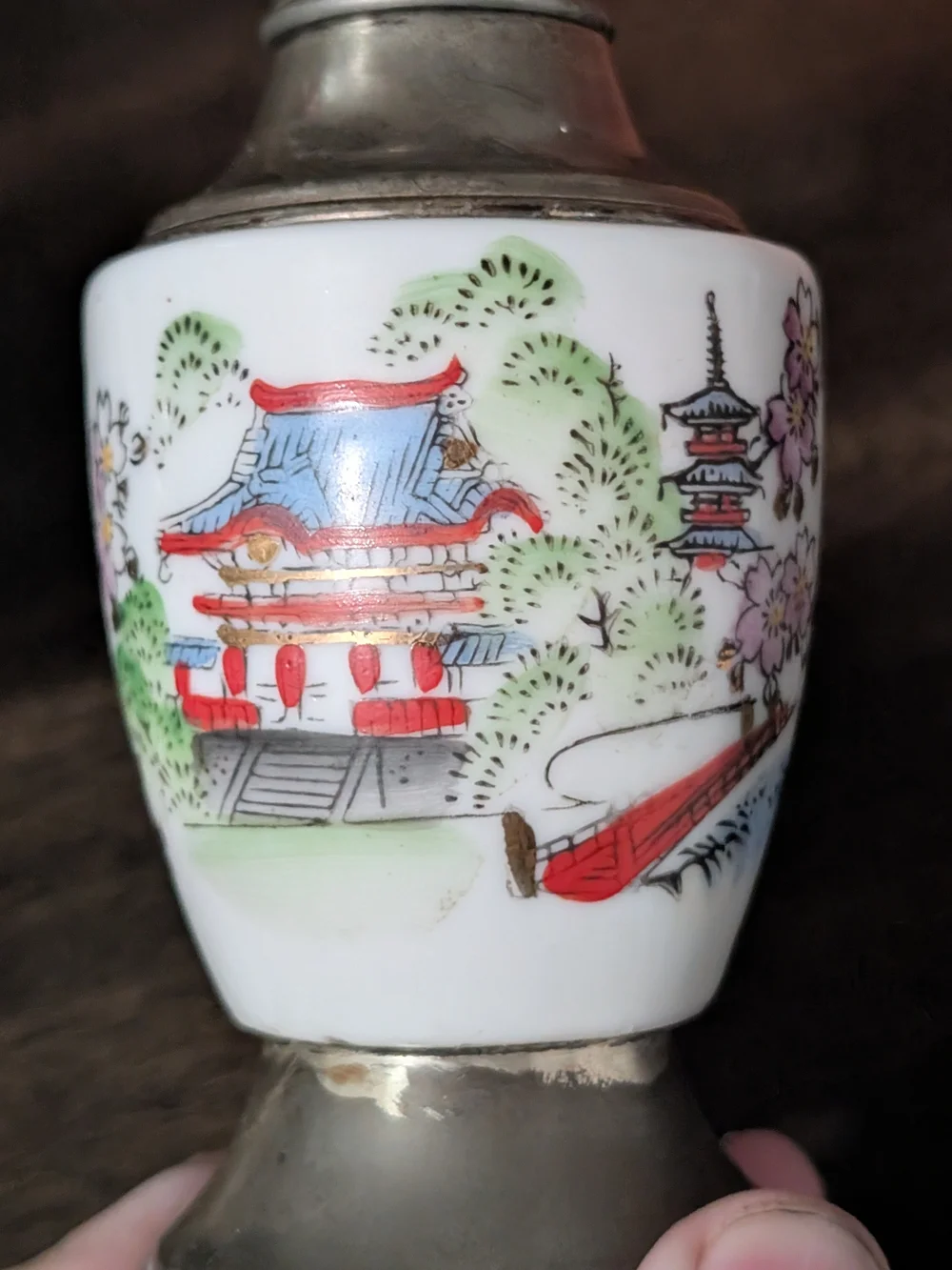 Vintage Japanese Porcelain Salt & Pepper Shakers